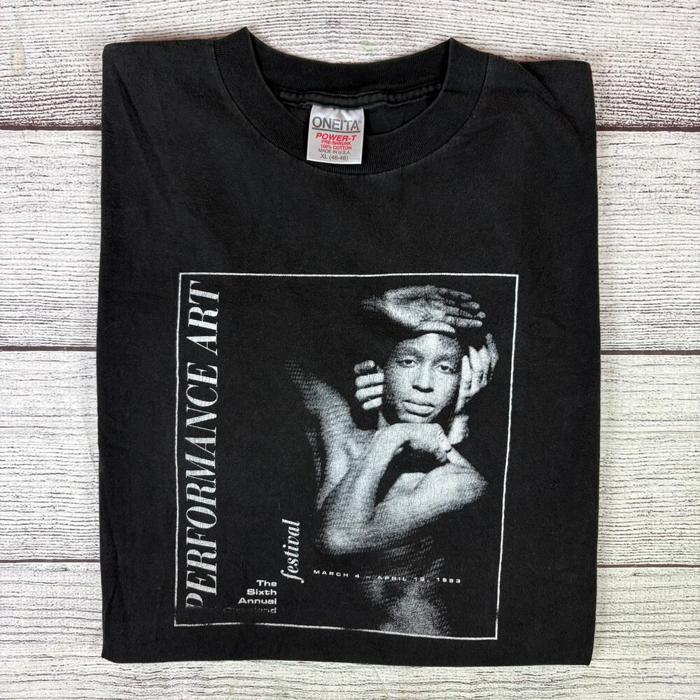 Vintage 1993 Performance Art Festival Single Stitch T-shirt